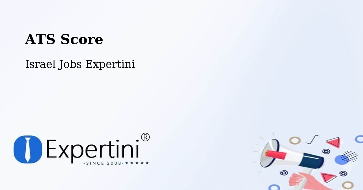 Resume ATS Score & Job Description Match Tool – Netivot - Israel Jobs Expertini